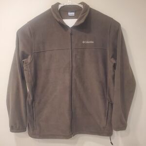 Columbia Men’s Gray Jacket Fleece Full Zip Pockets Size 2XLT